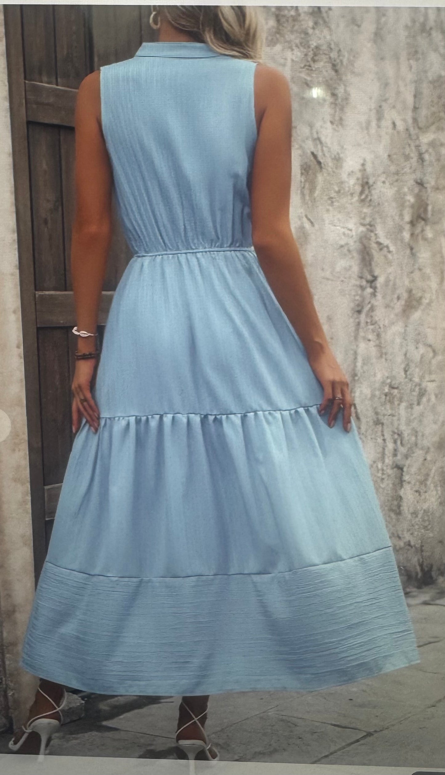 Baby Blue Spring Dress