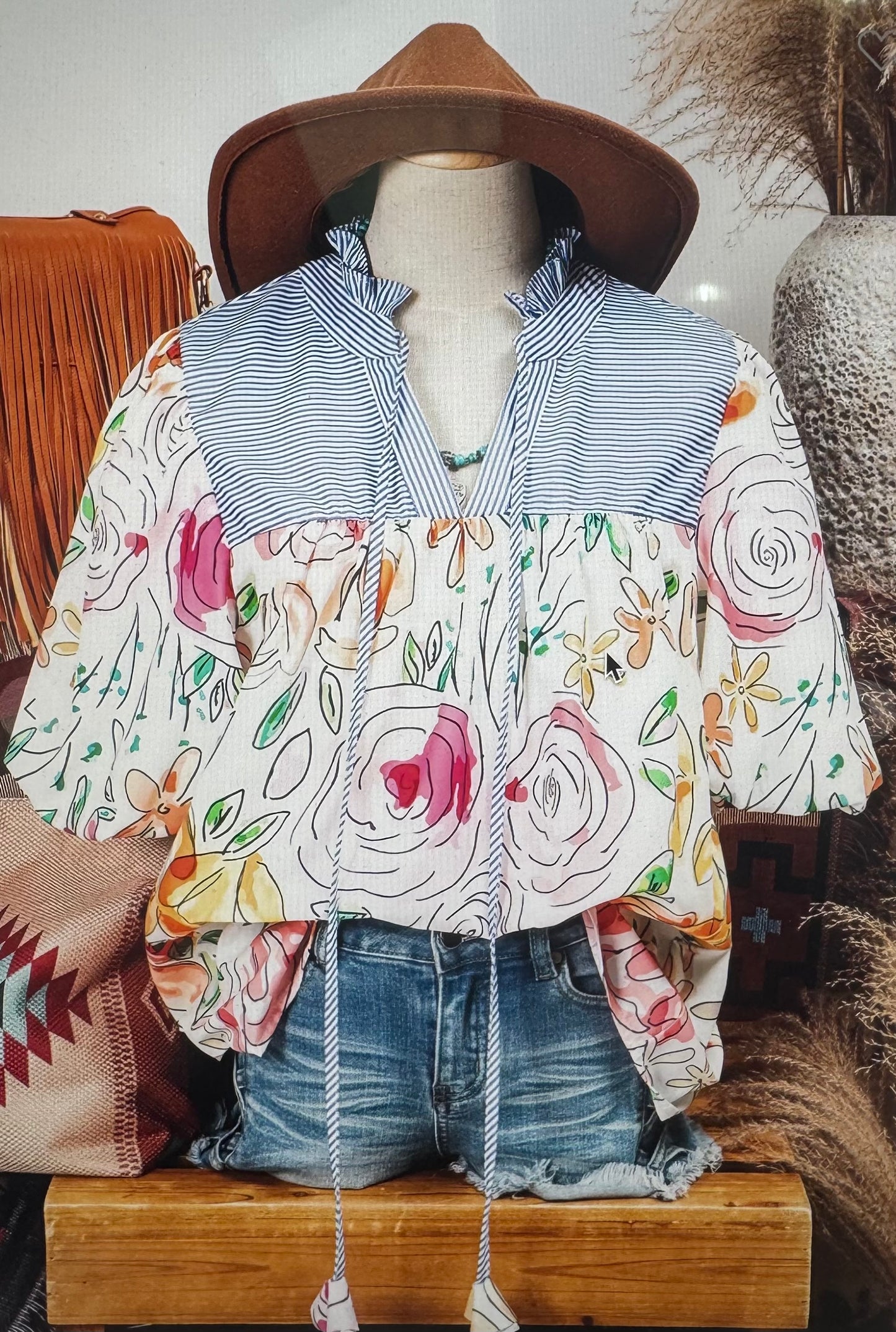 Sunday Tea Boho Top