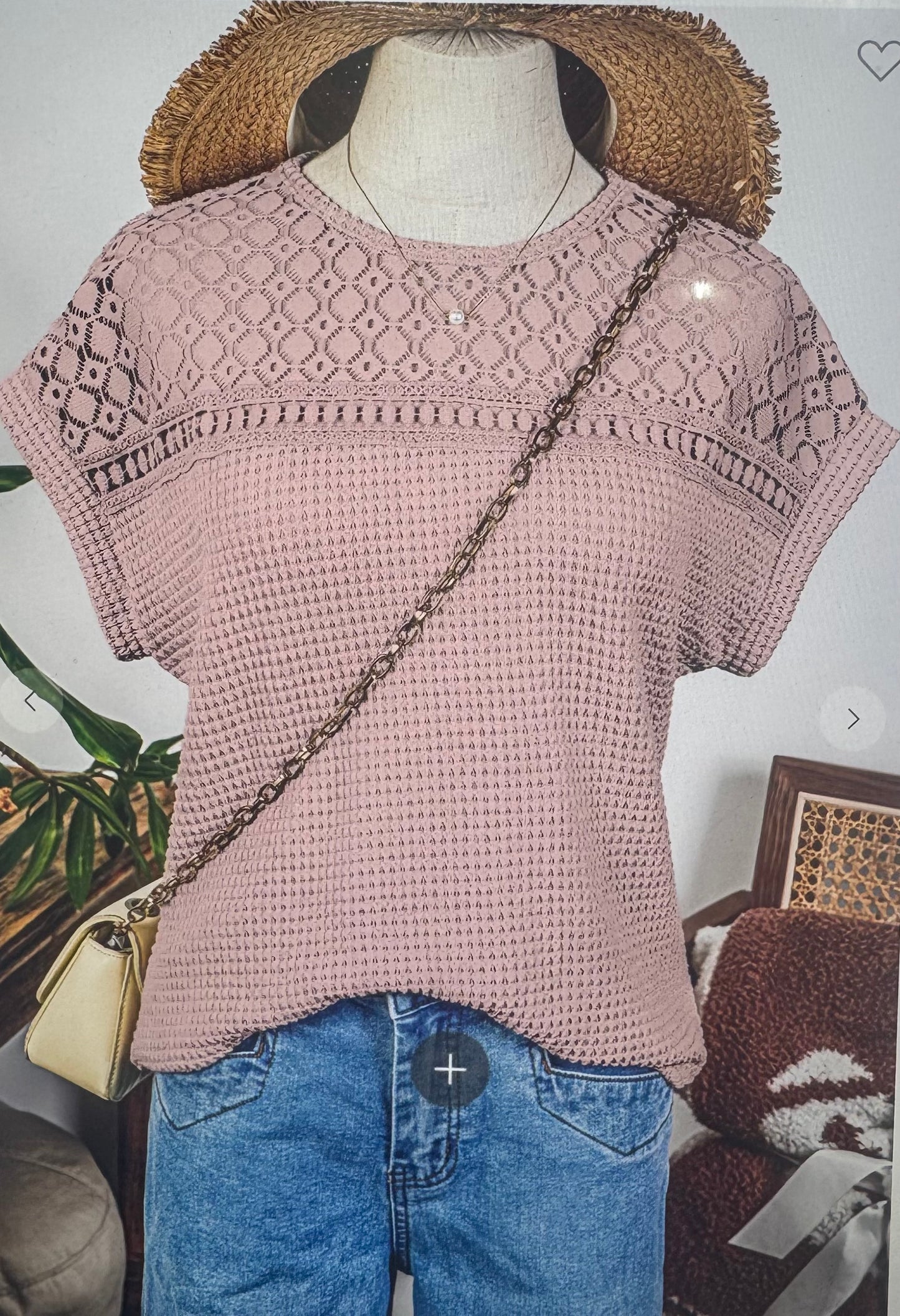 Blush Much Top
