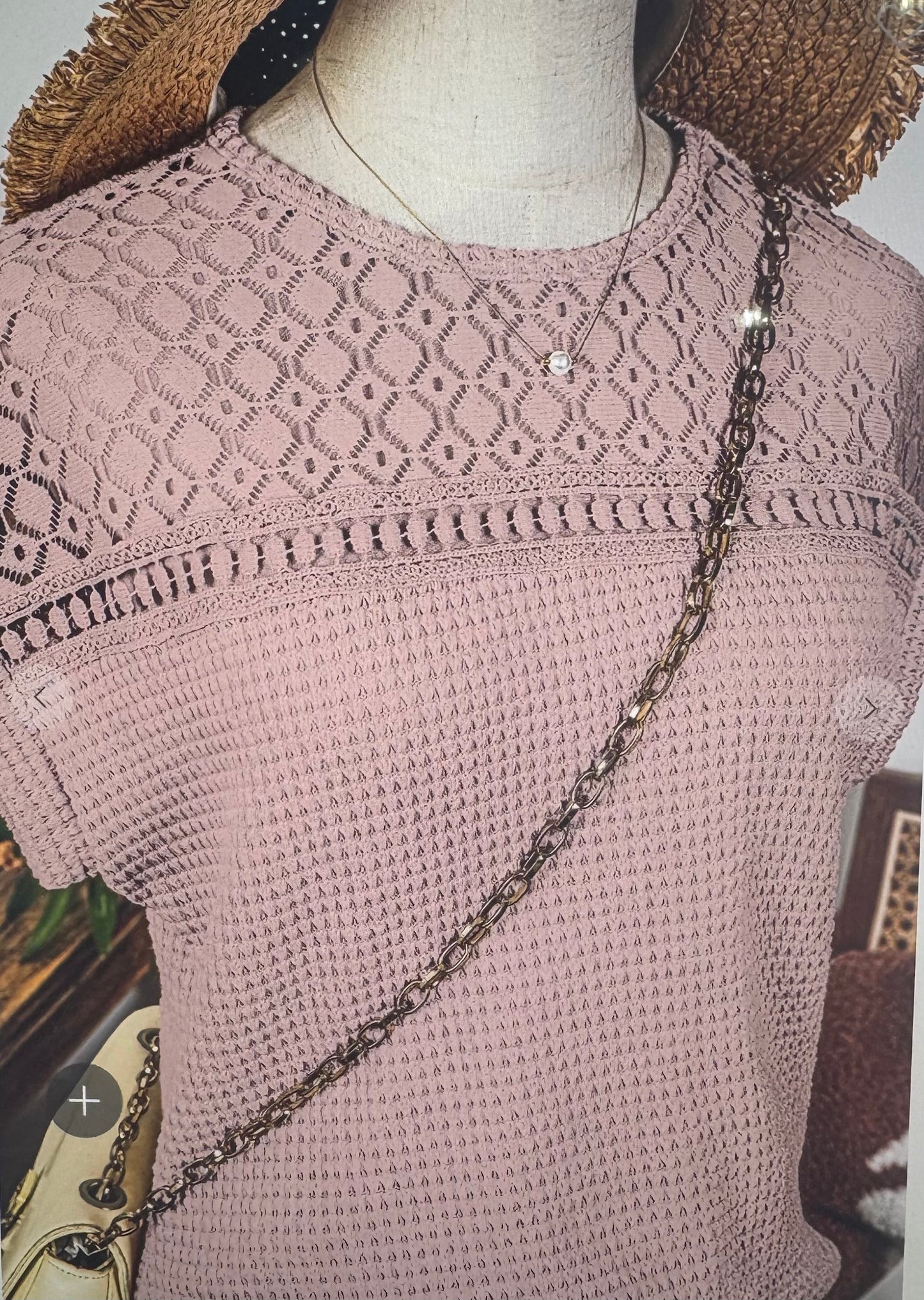Blush Much Top