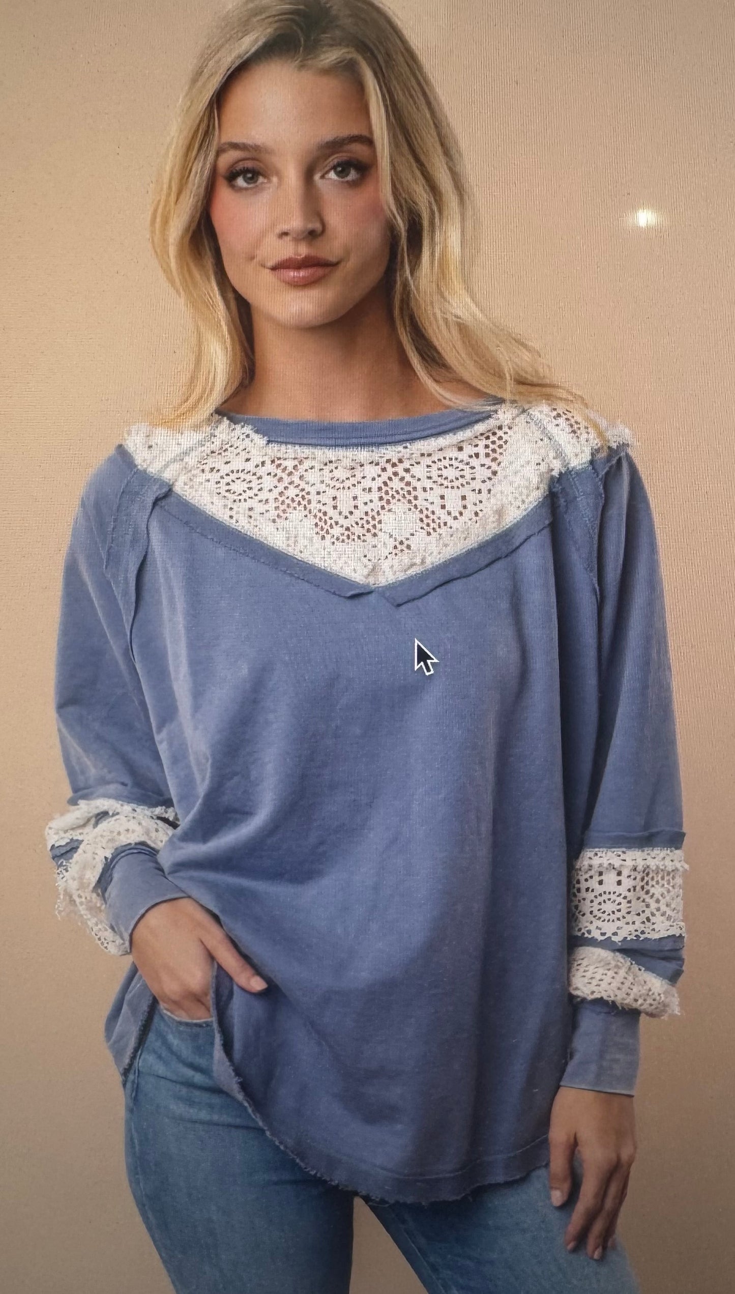 Bluebery Babe Top