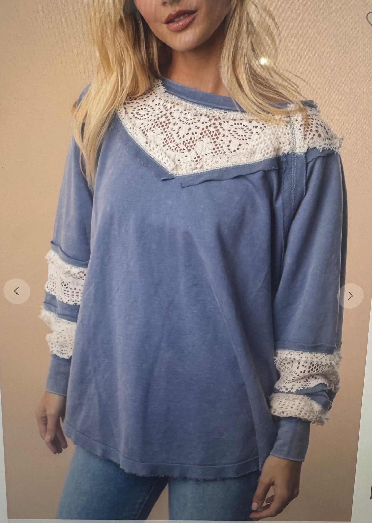 Bluebery Babe Top