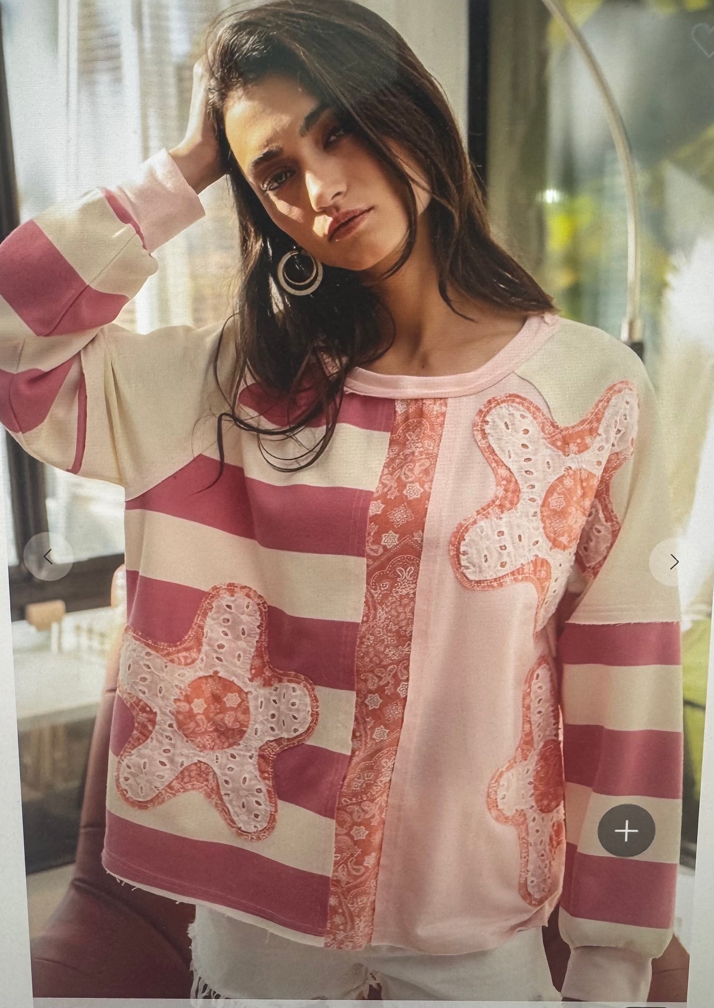 Patchwork In Pink Top