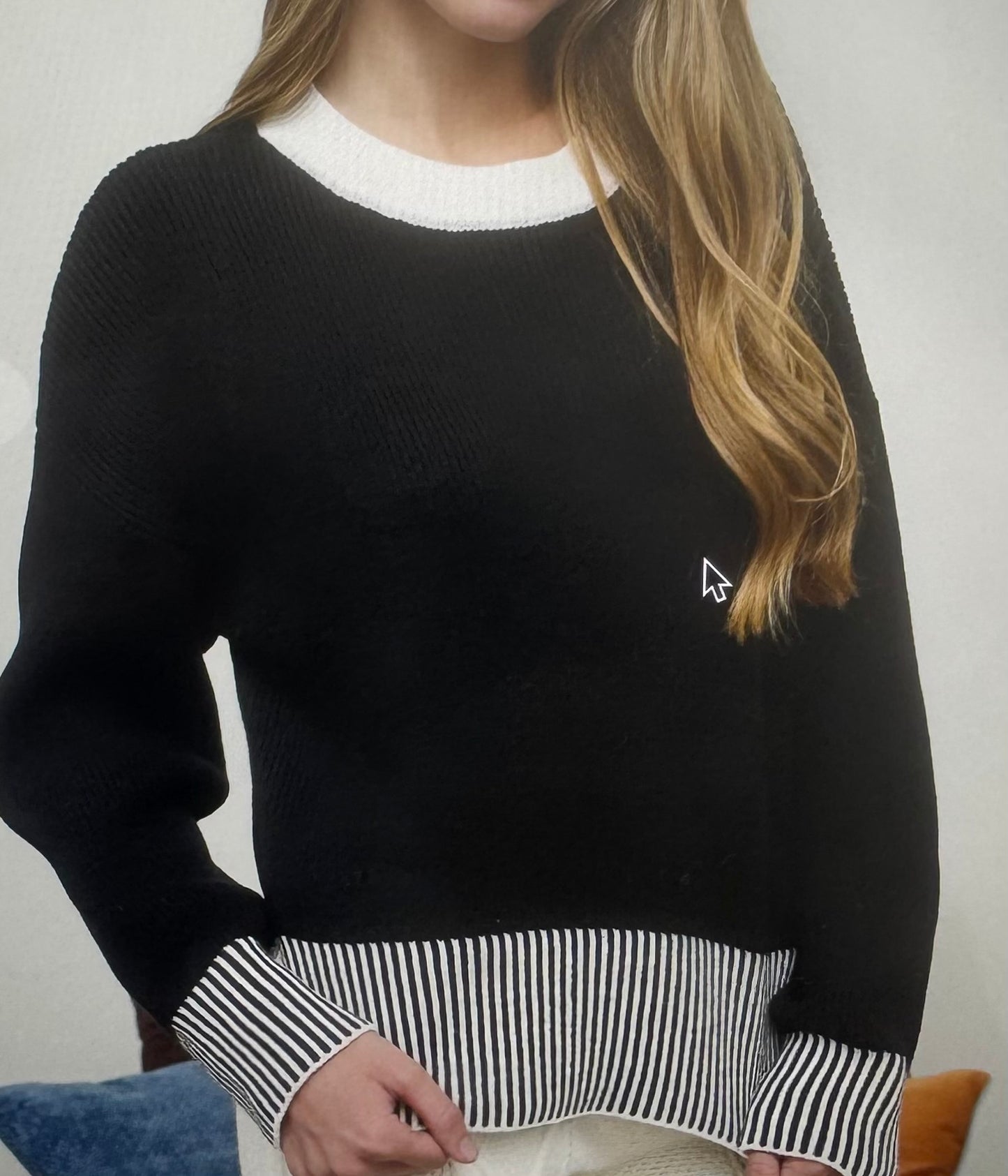 The Tuxedo Sweater