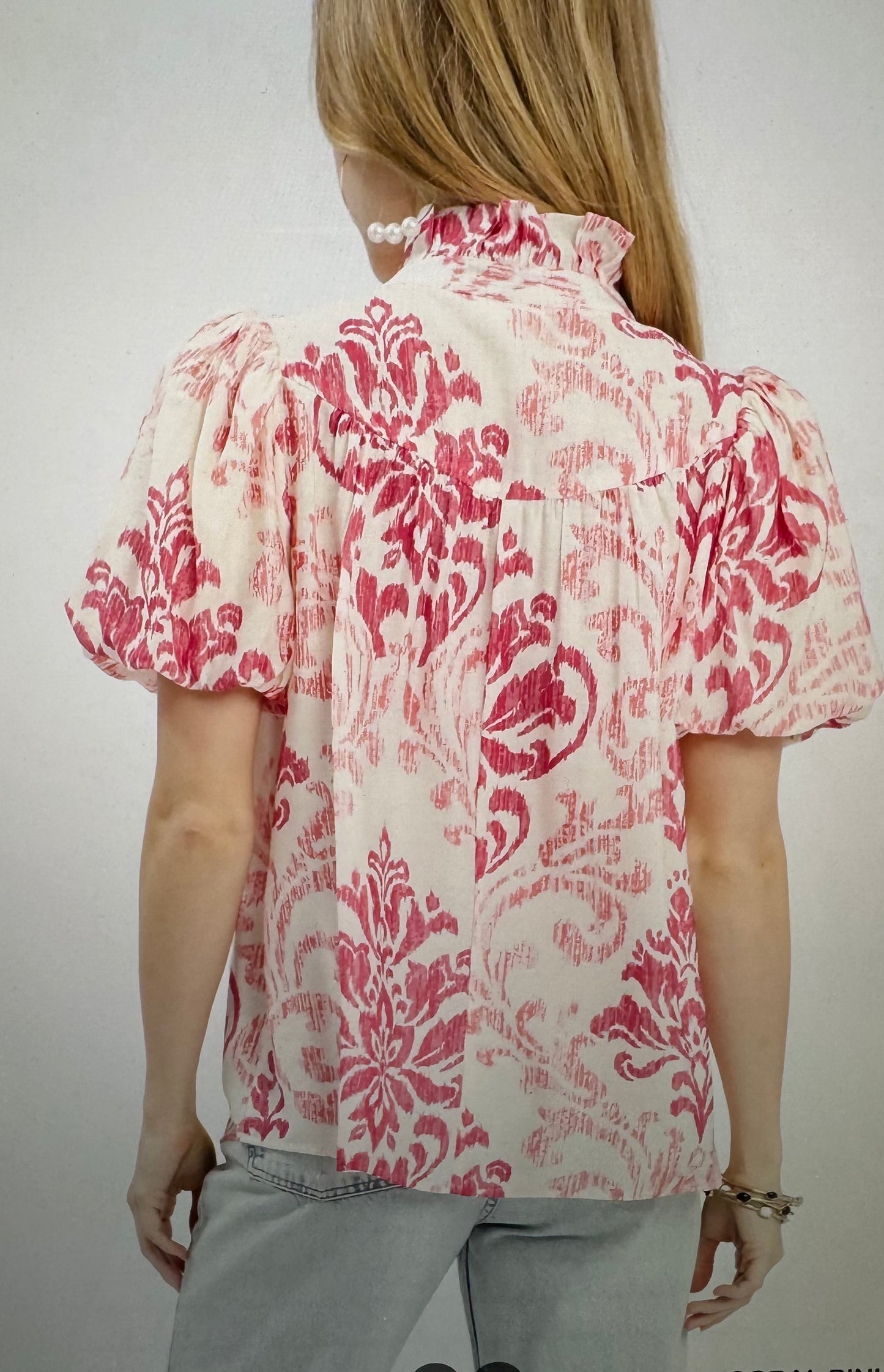 Coral Pink Umgee Top