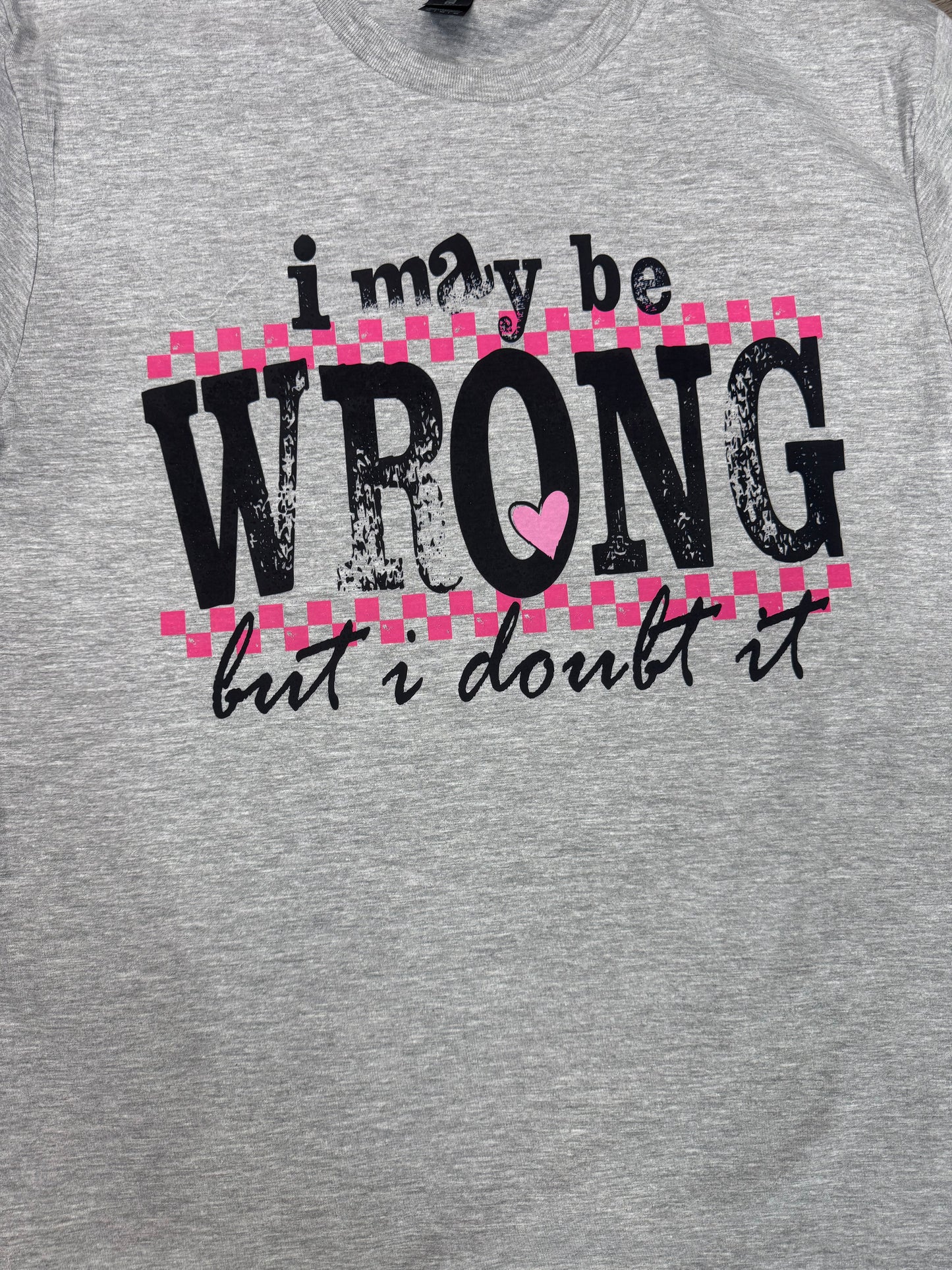 I May Be Wrong