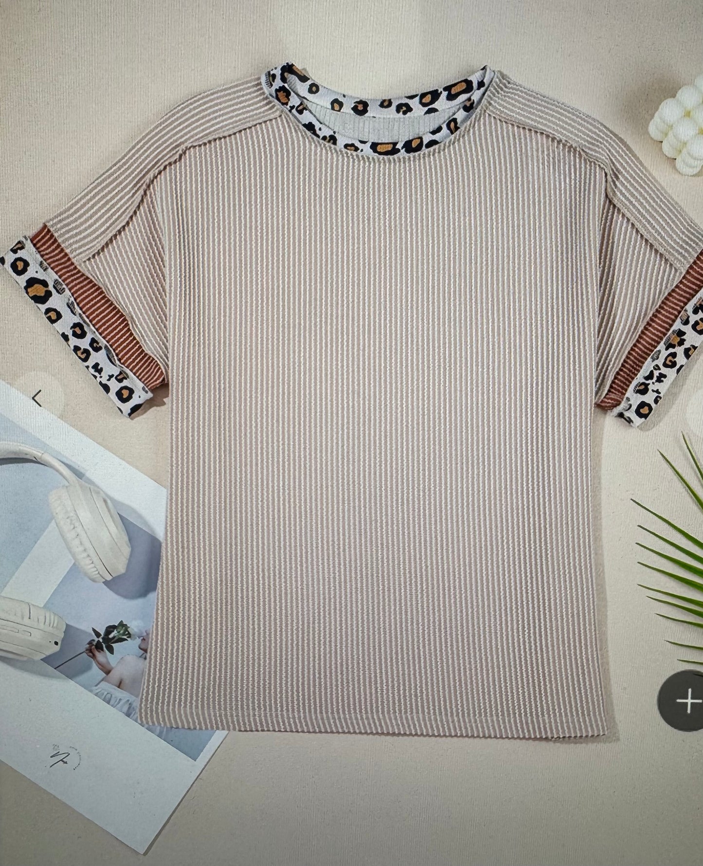 Leopard Patchwork Crew