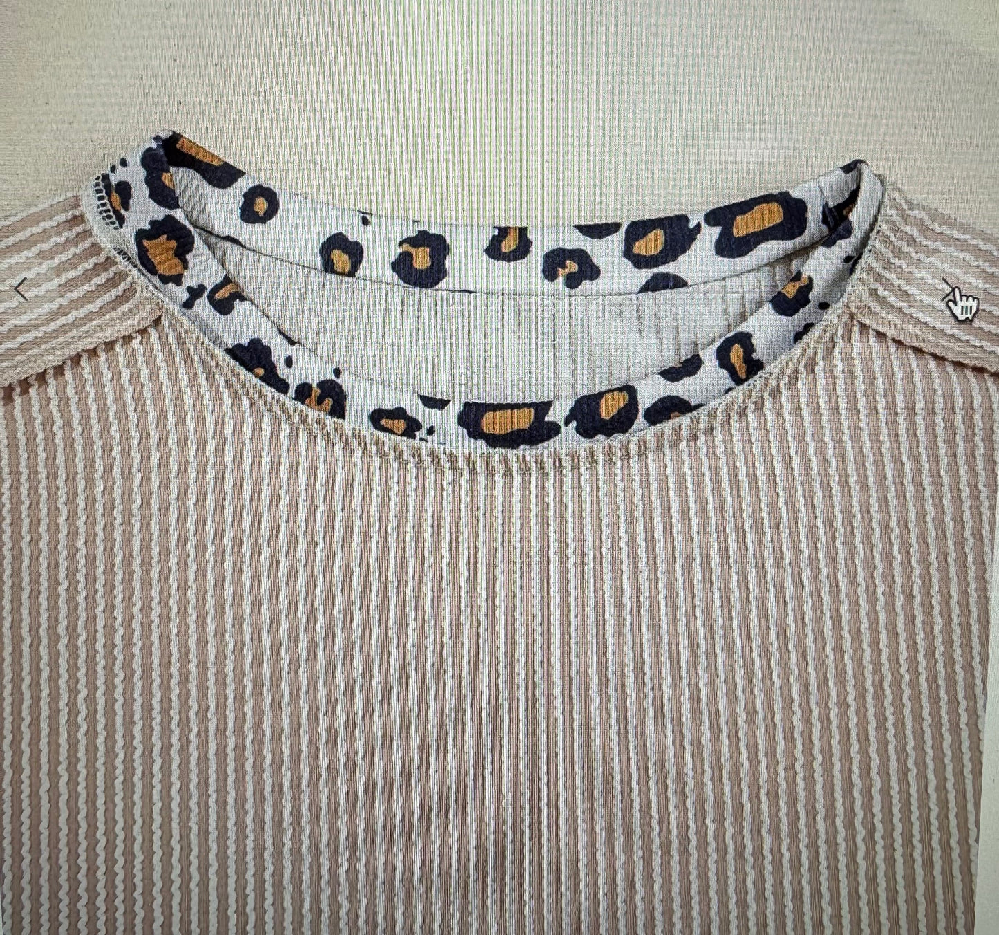Leopard Patchwork Crew