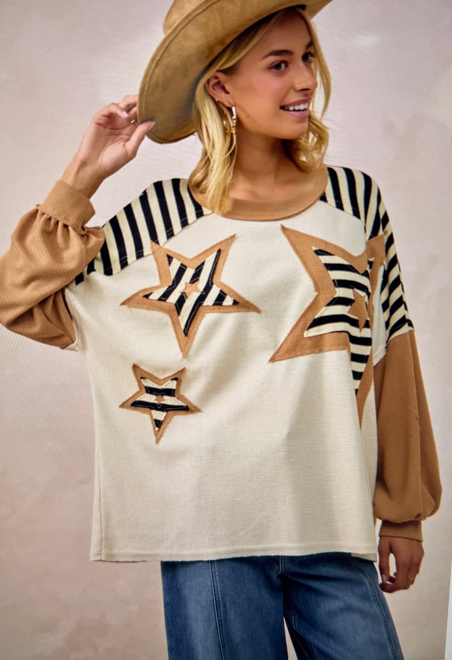 Star Patchwork Top