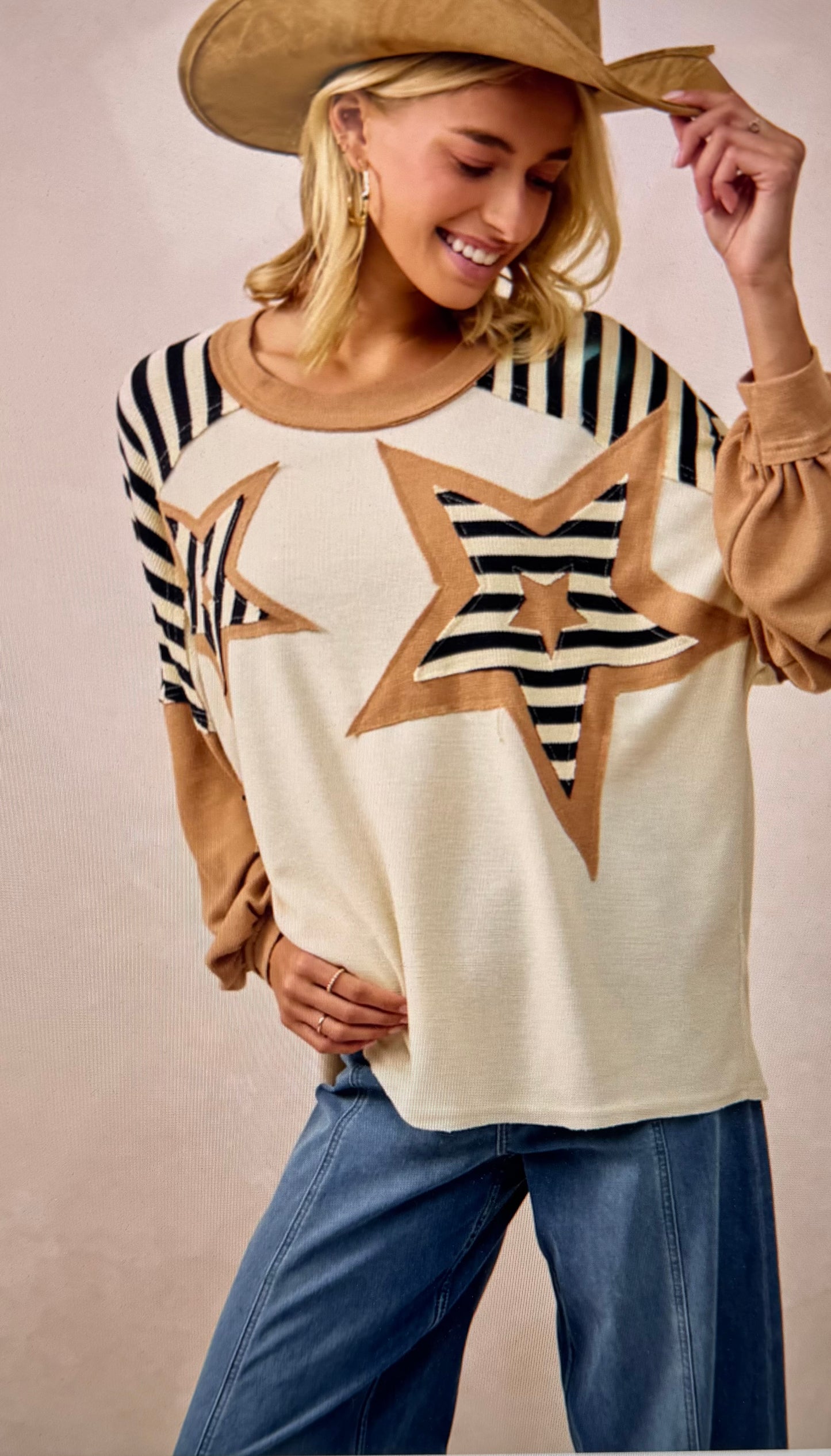 Star Patchwork Top