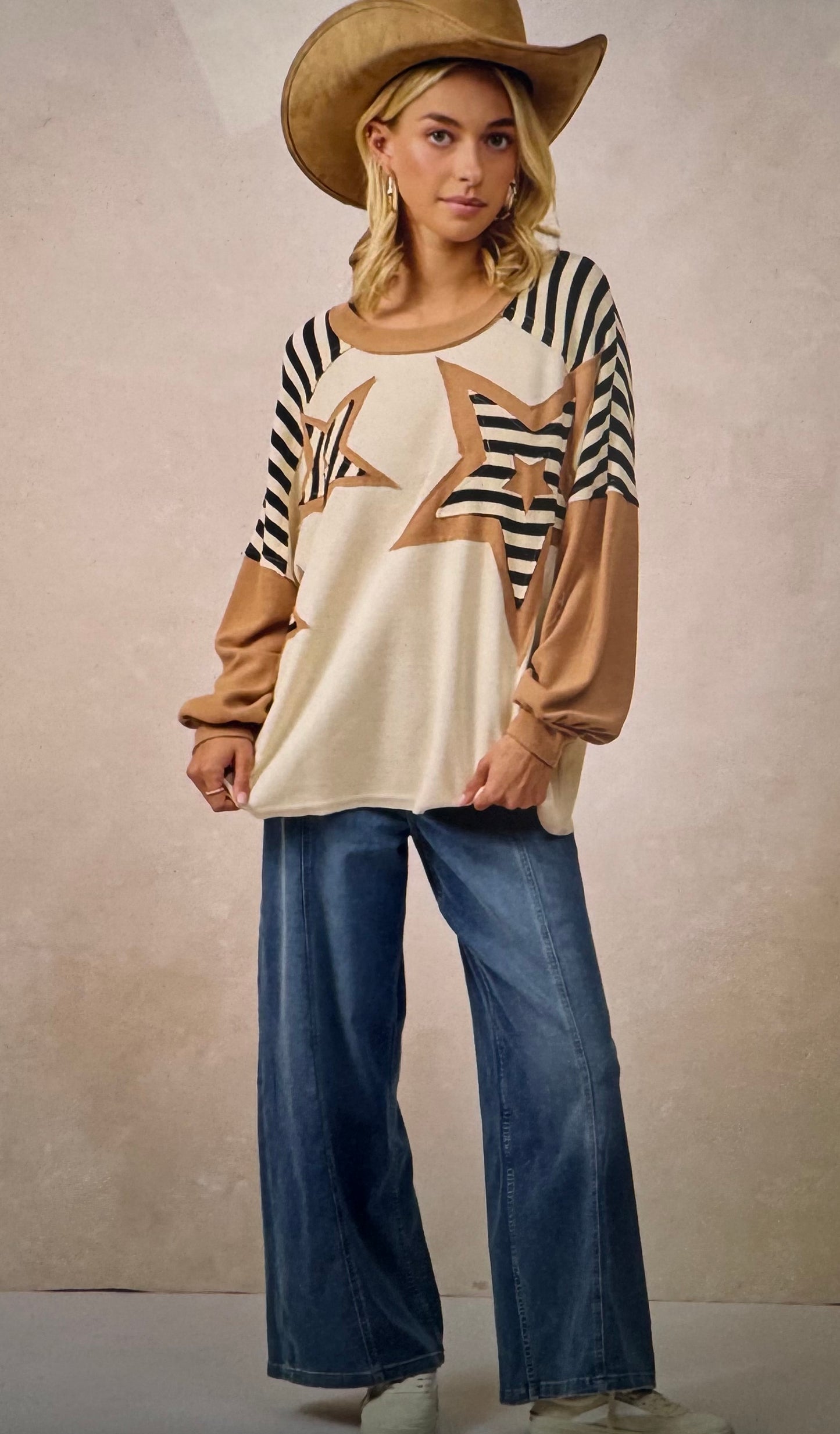 Star Patchwork Top
