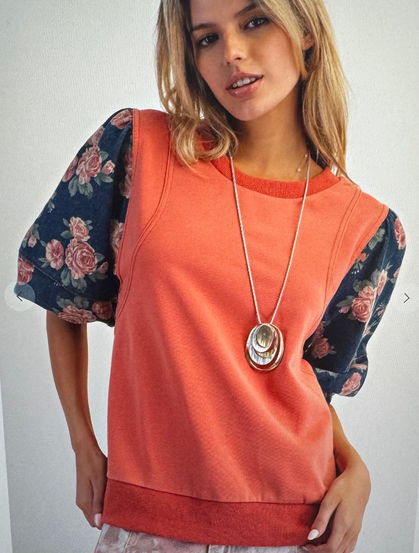 Boho Red Top