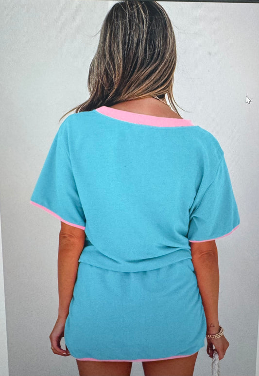 Baby Blue Short Set