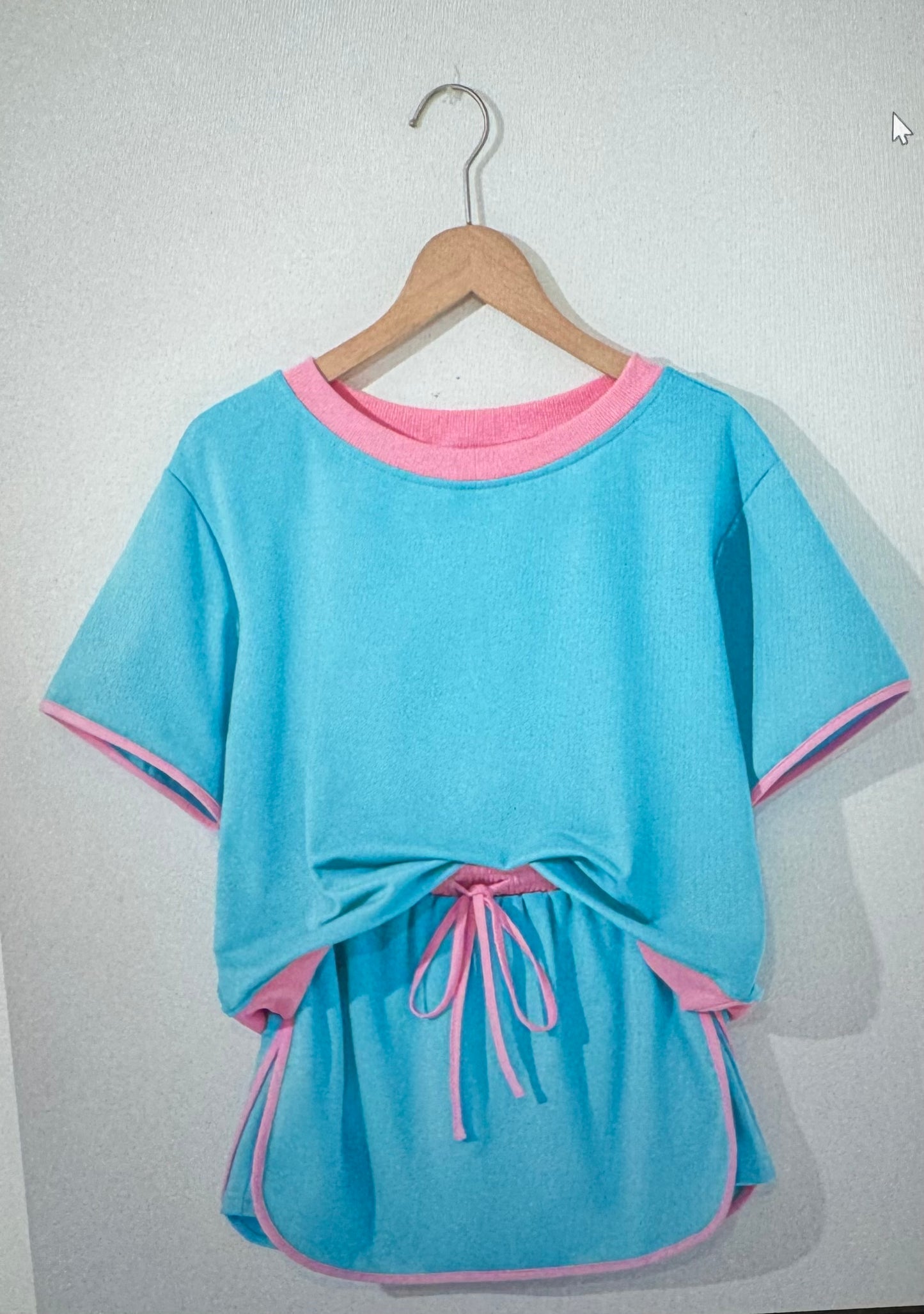 Baby Blue Short Set