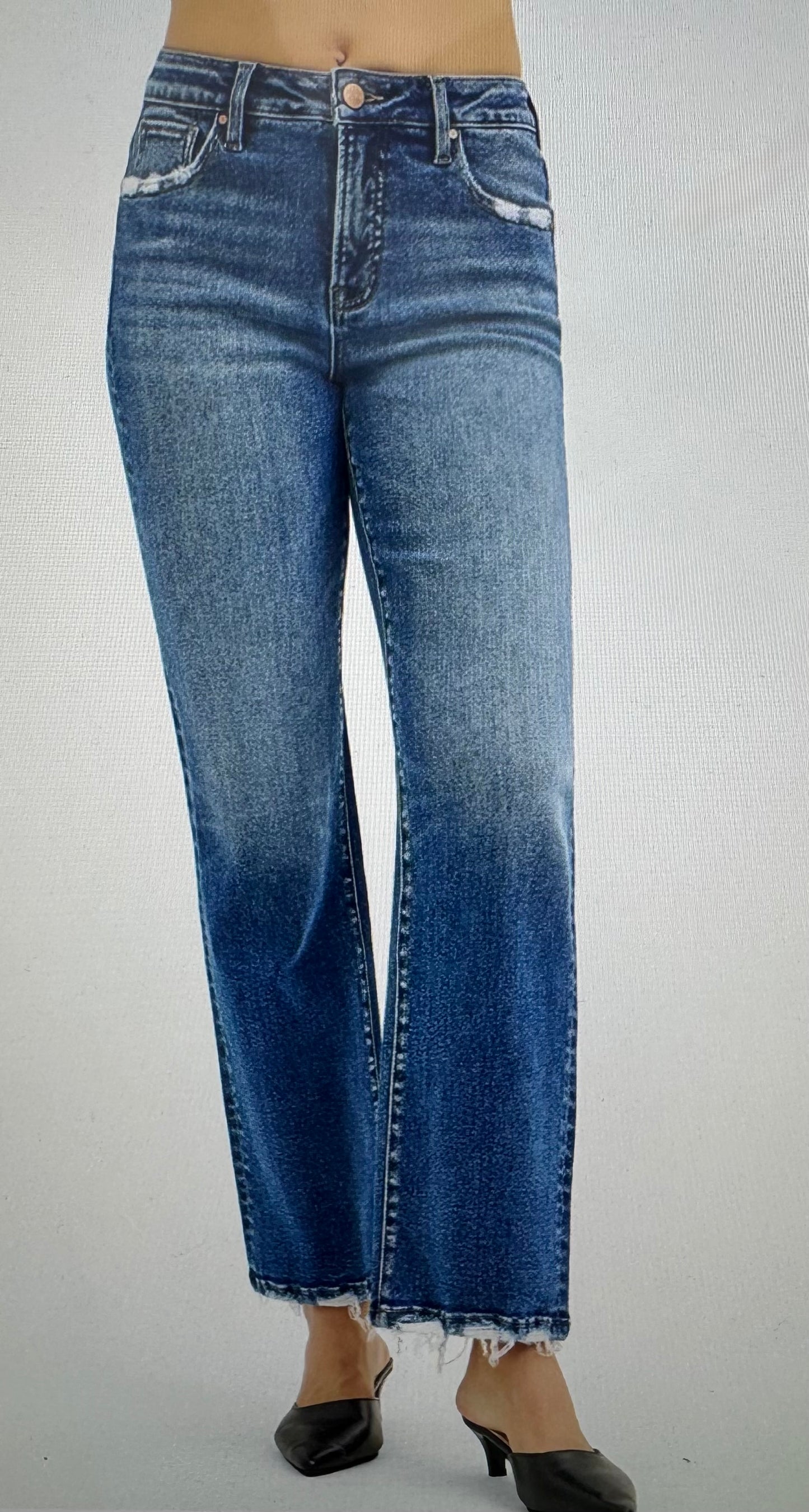 High Rise Risen Jeans
