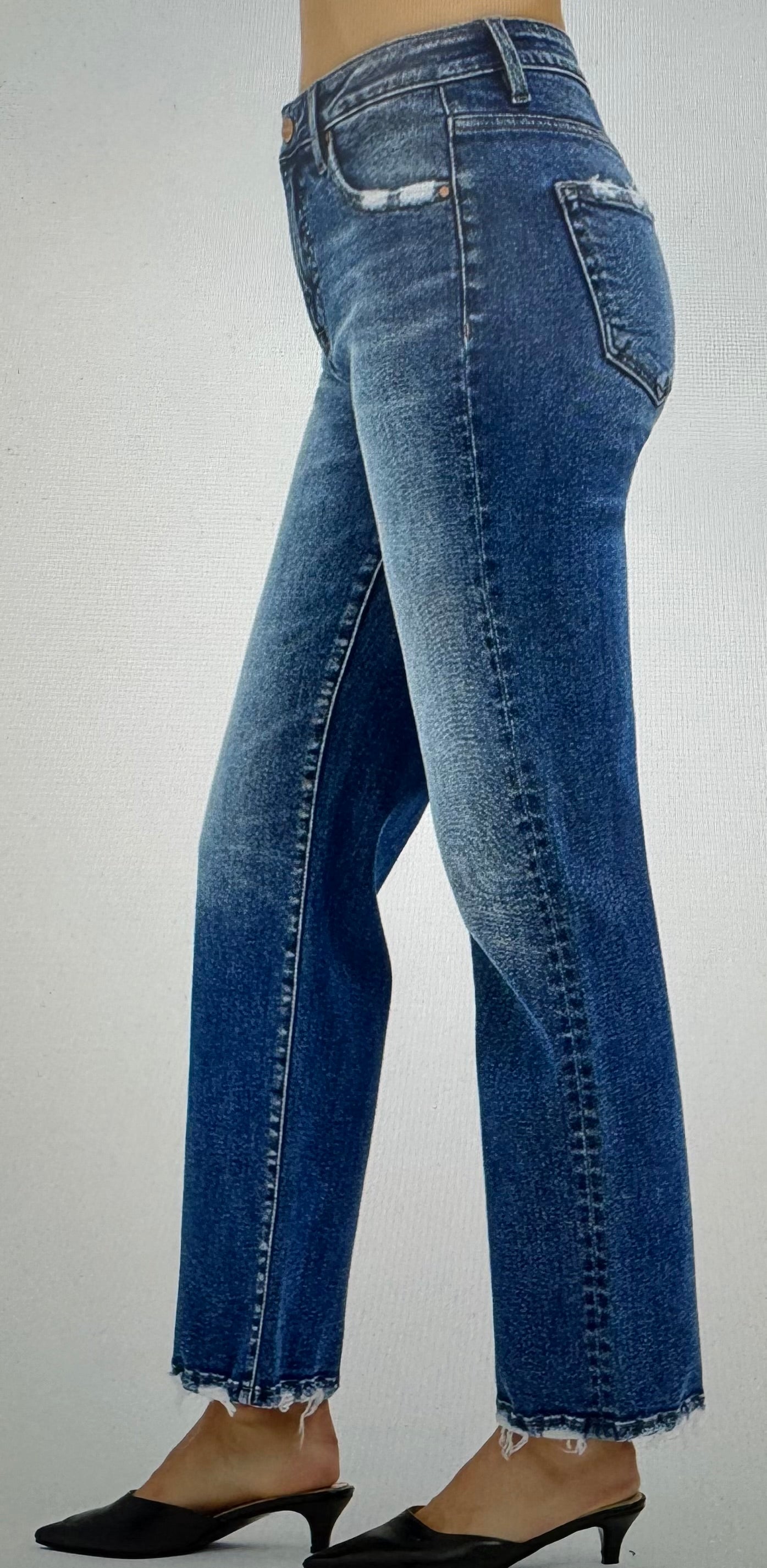 High Rise Risen Jeans