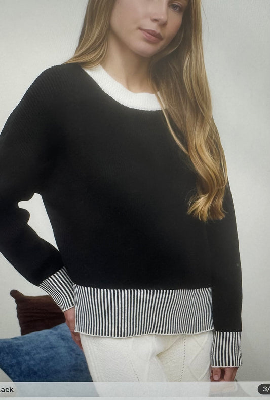 The Tuxedo Sweater
