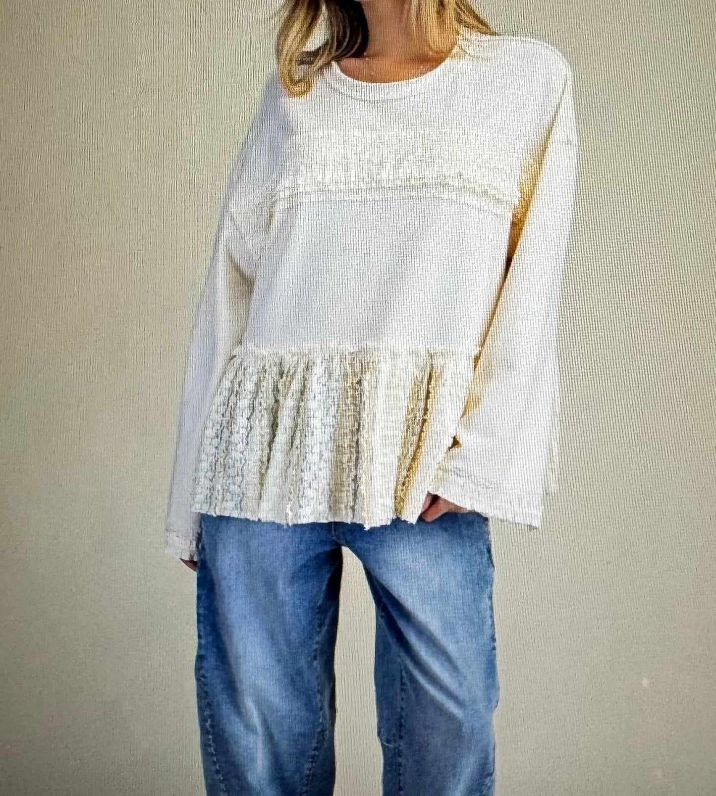 Ivory Lace Top
