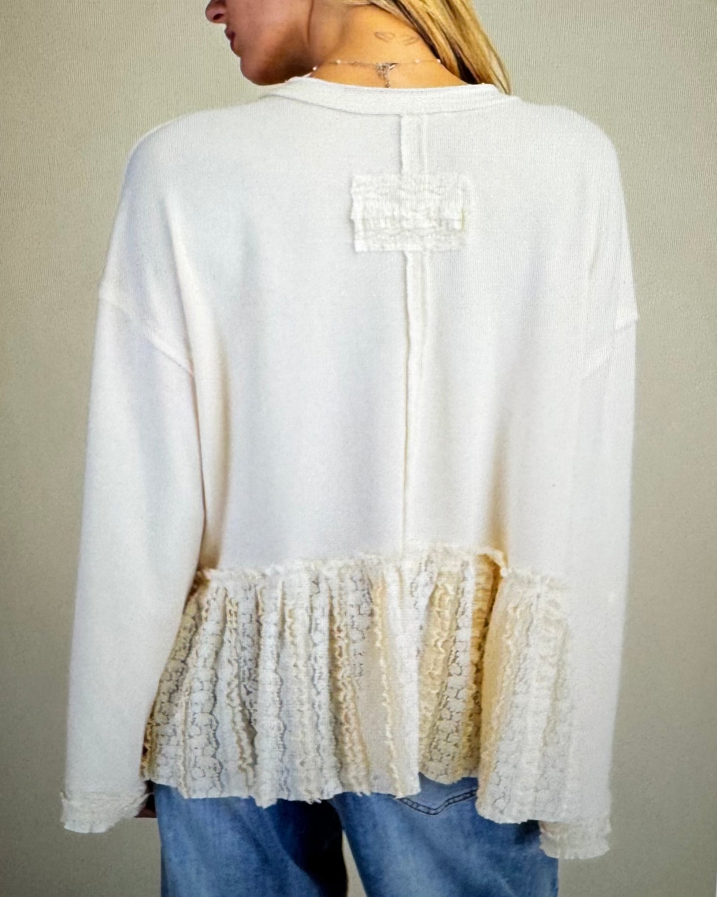 Ivory Lace Top
