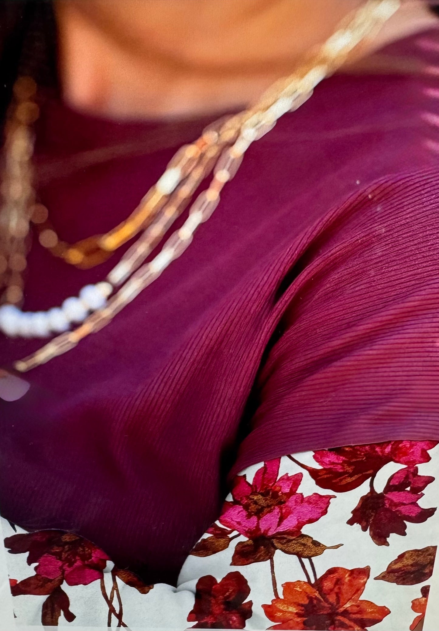 Classic Floral Sleeve Top