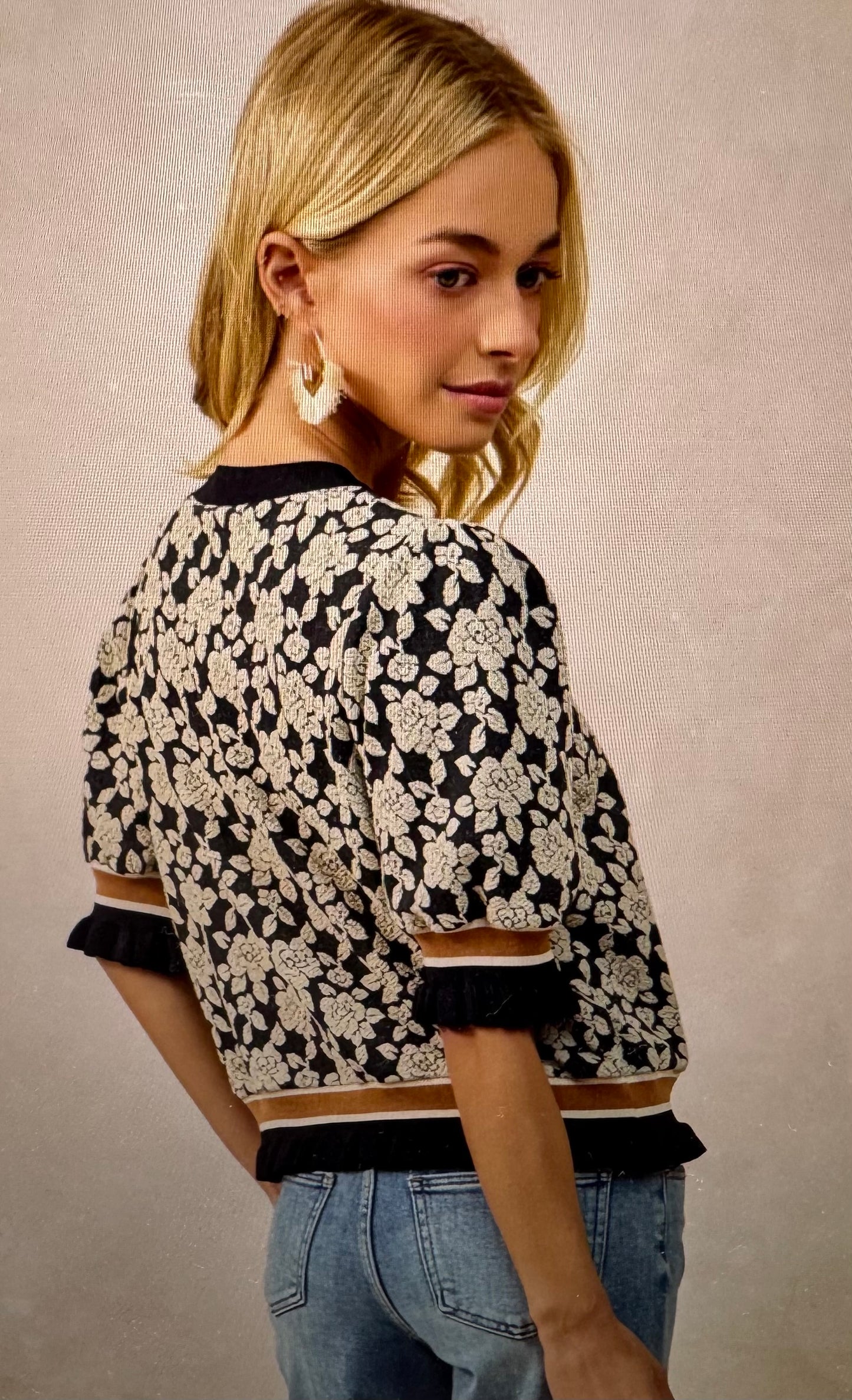 Truly Rose Floral Top