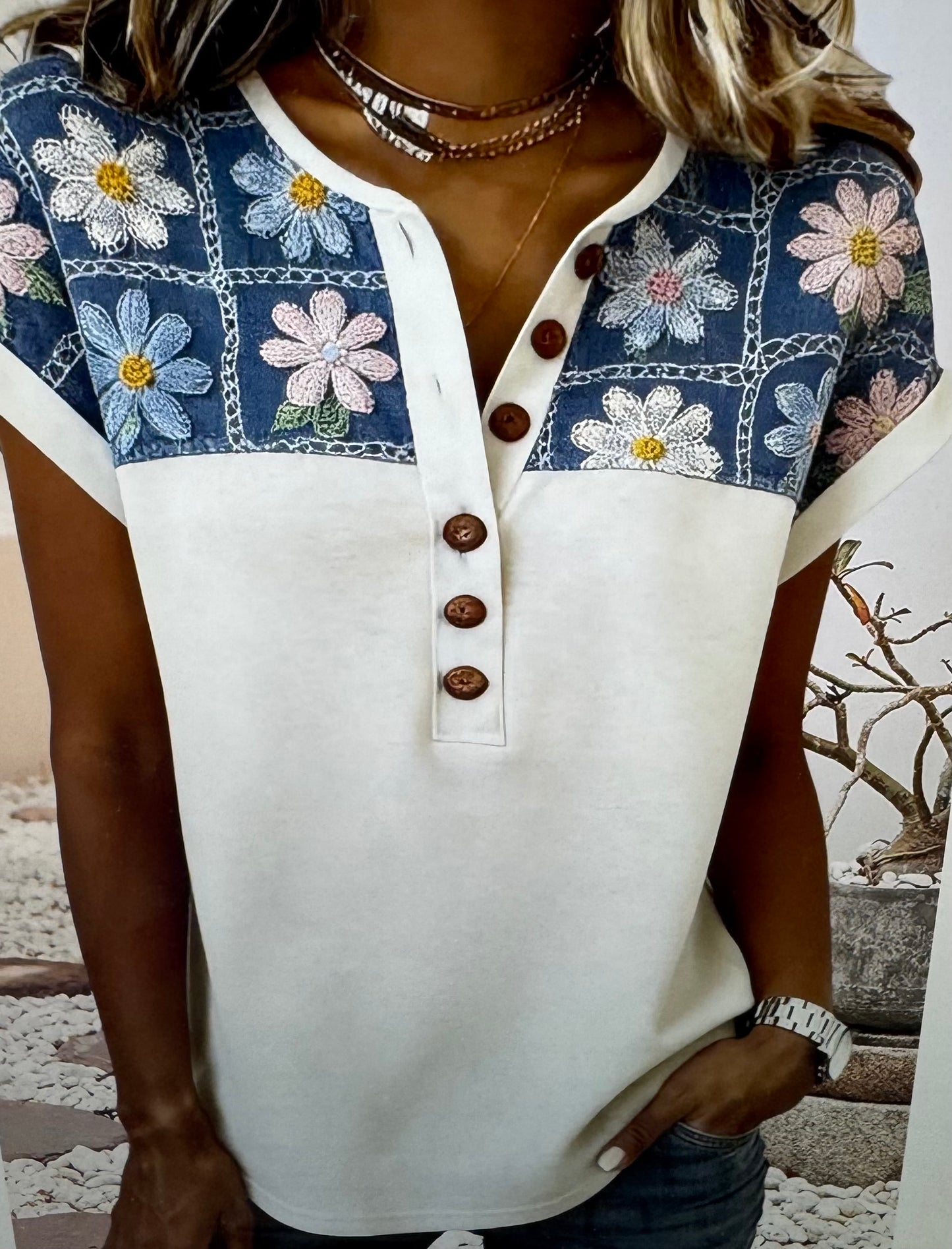 Barely Floral Top