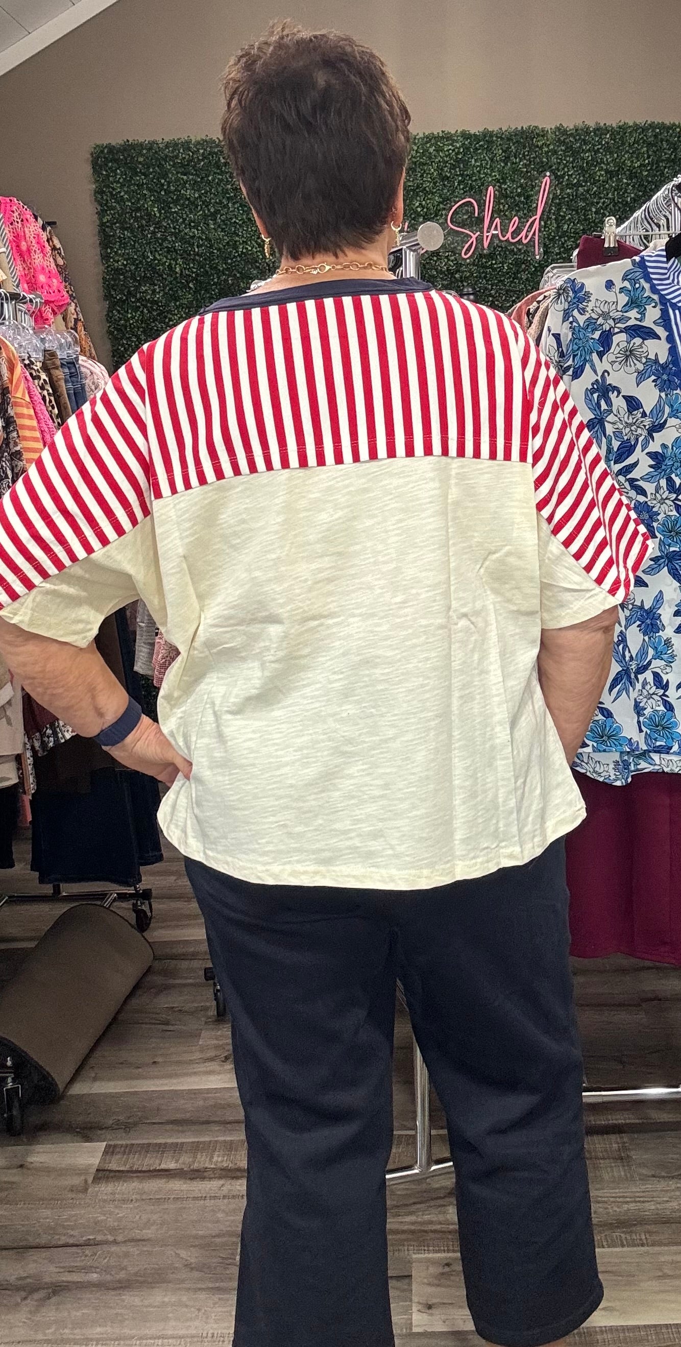 Plus Size Star Top