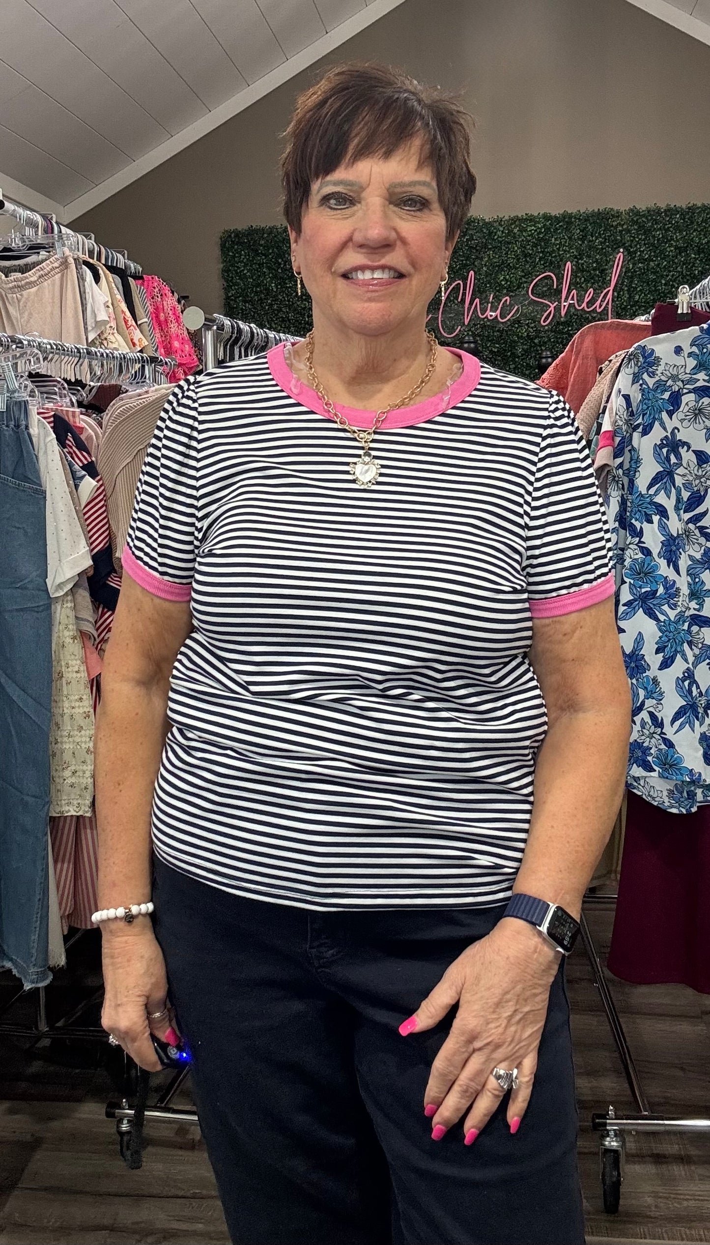 All About The Stripes Tee