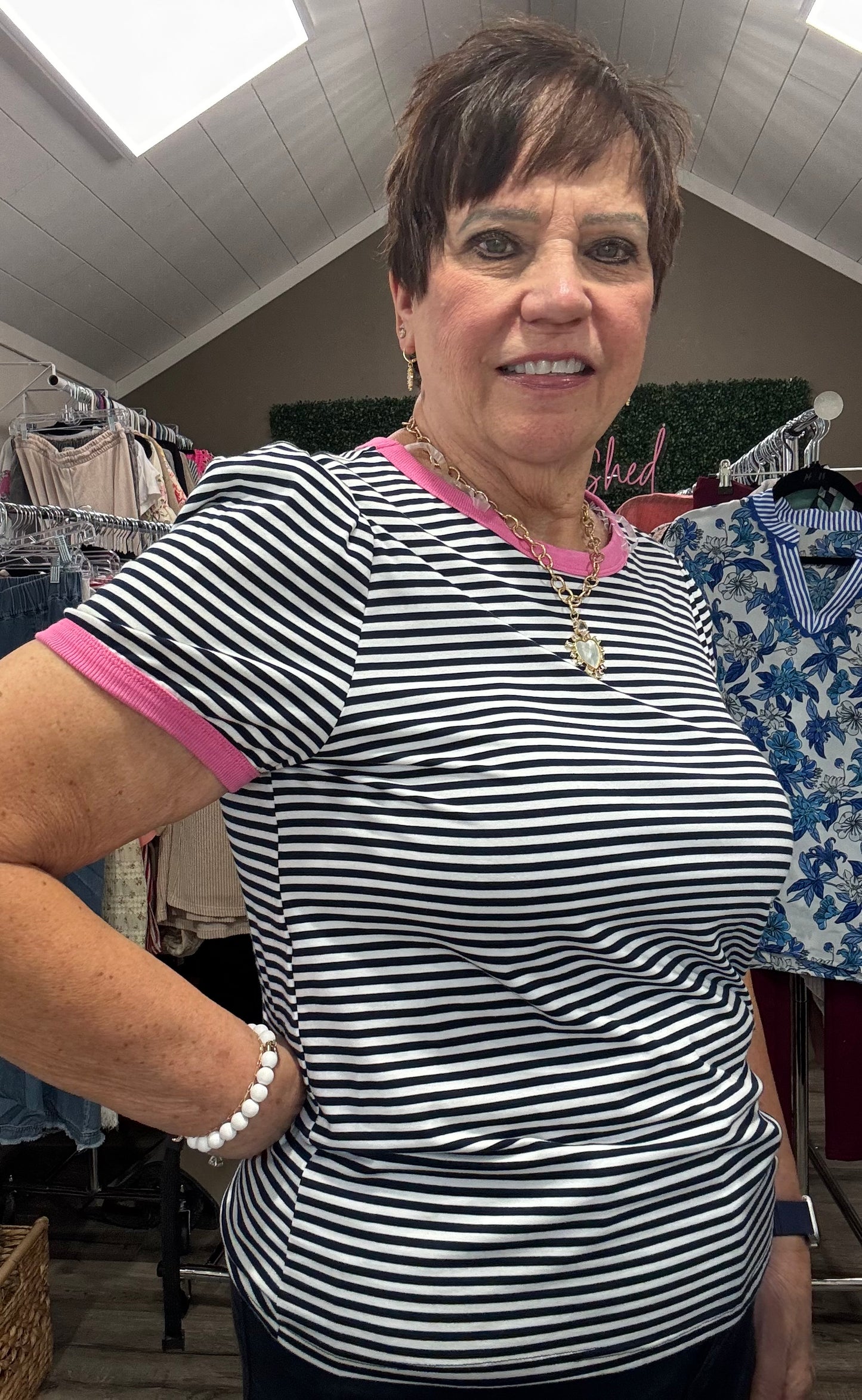 All About The Stripes Tee