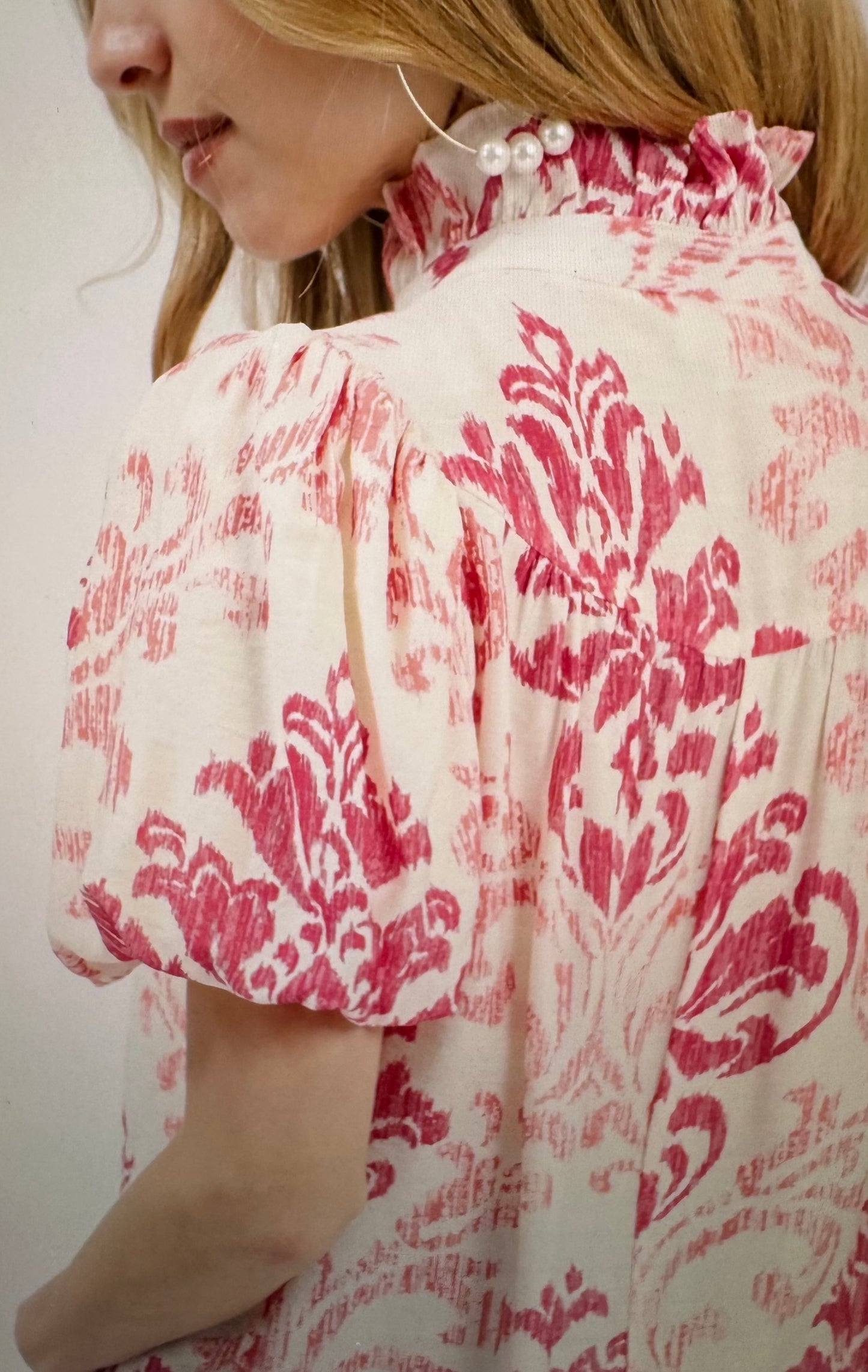 Coral Pink Umgee Top