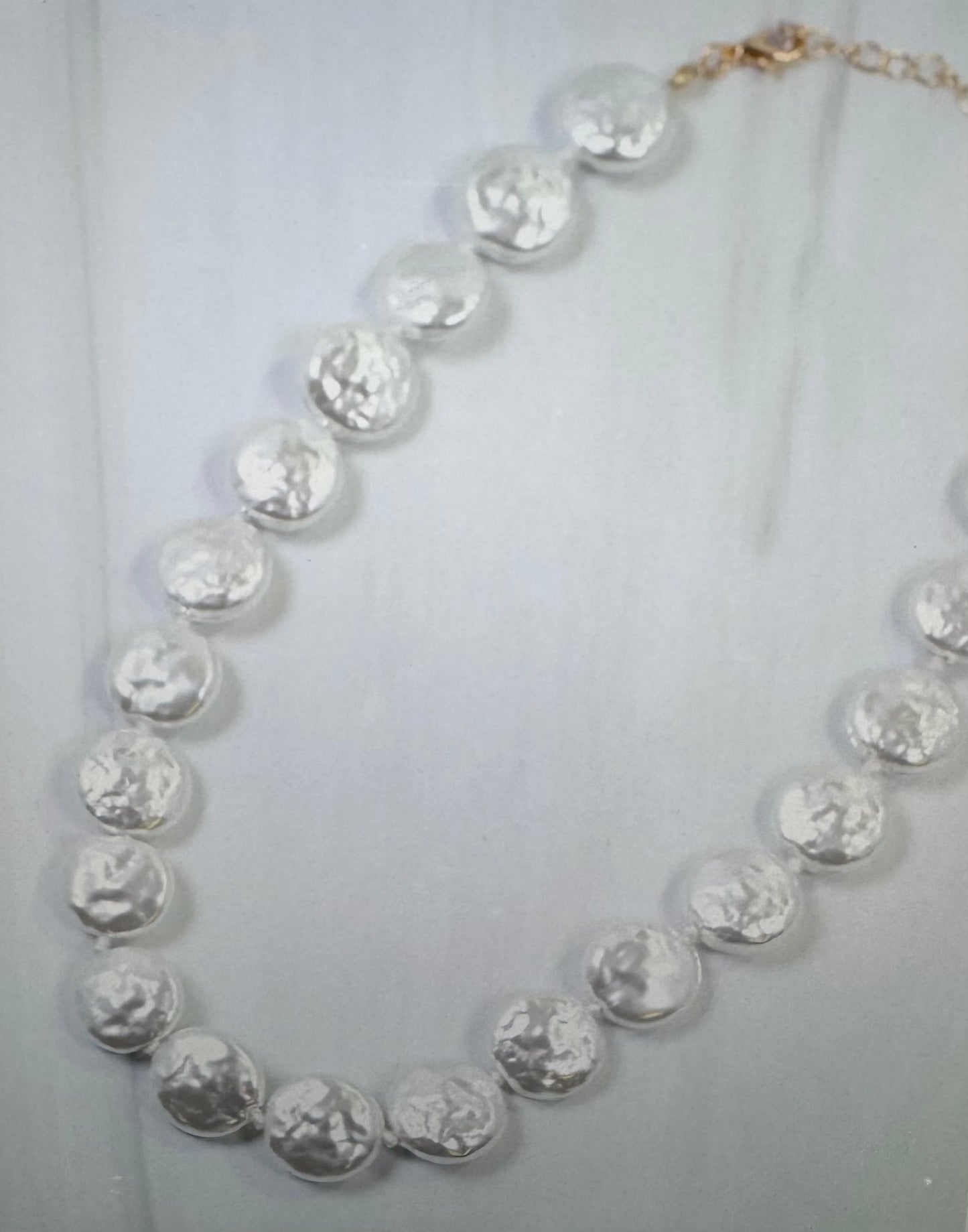 Alison Coin Pearl Necklace