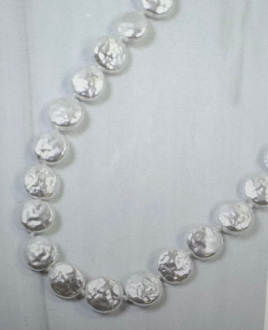 Alison Coin Pearl Necklace