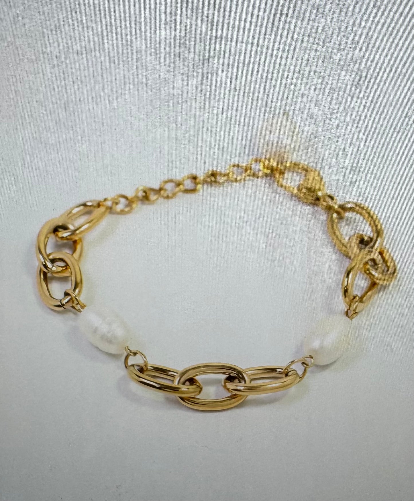 Colleen Pearl Link Bracelet