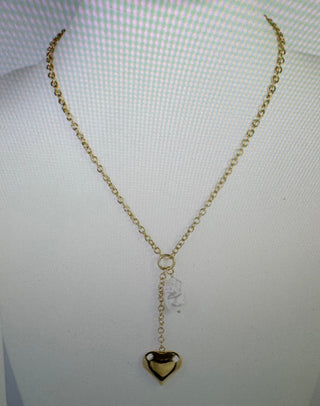 Darla Heart & Pearl Necklace