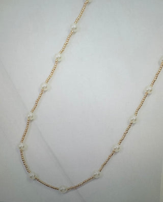 Carlie Pearl Beaded Necklace