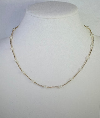 Carlie Pearl Beaded Necklace