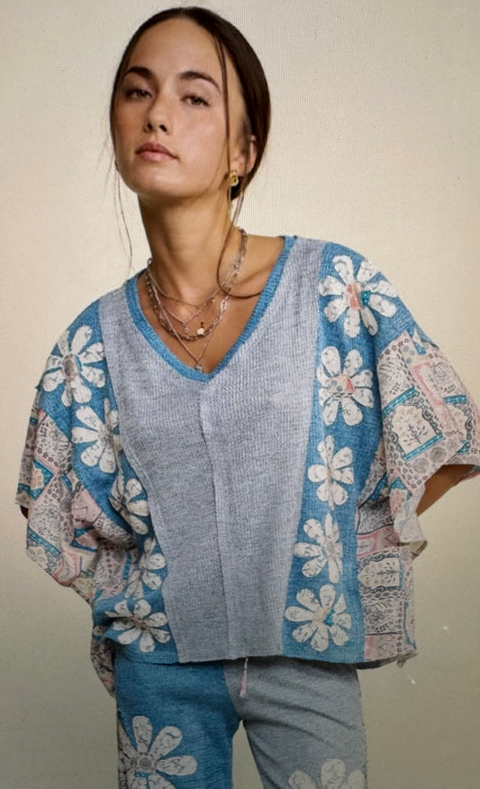 Daisy Patchwork Top