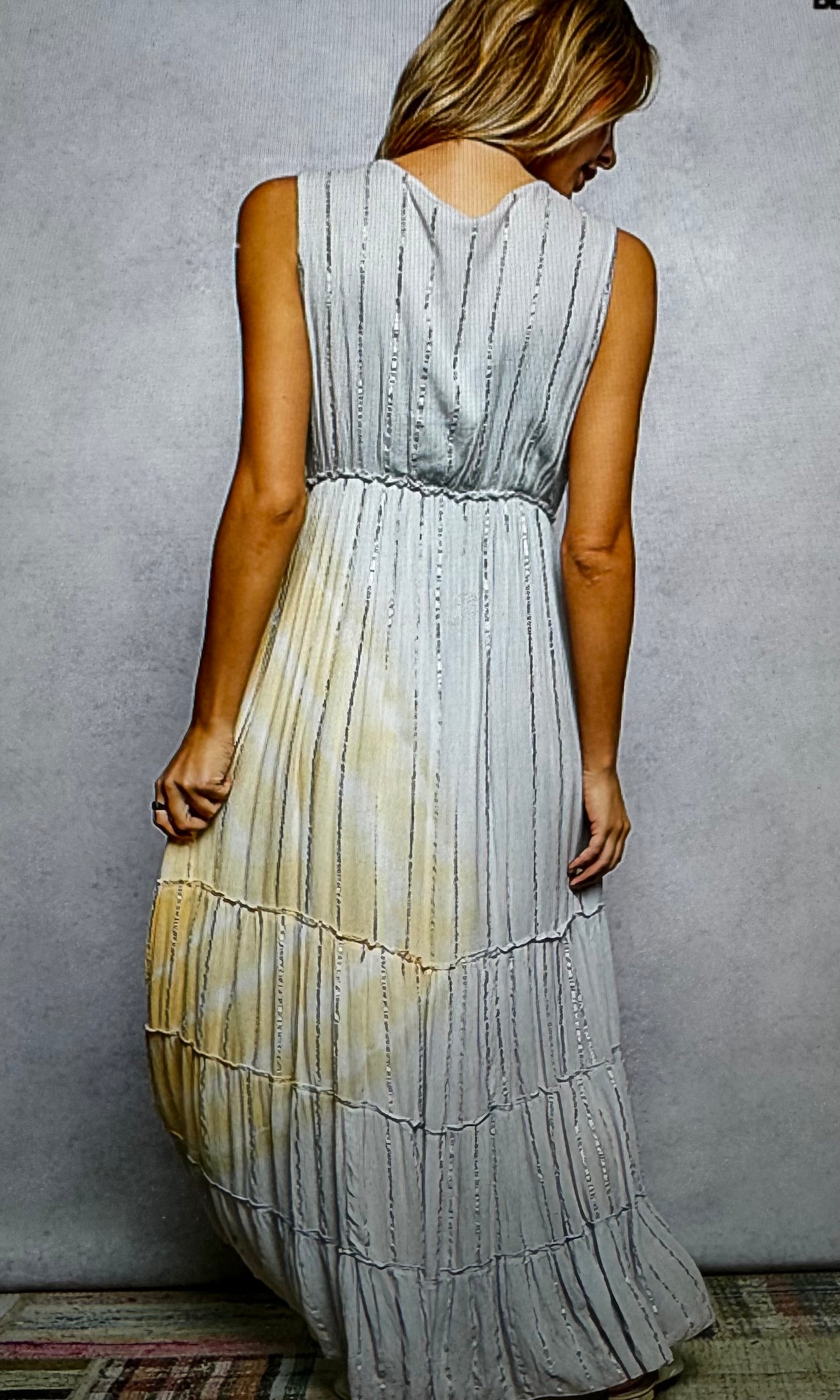 Light Grey Multi POL Dress