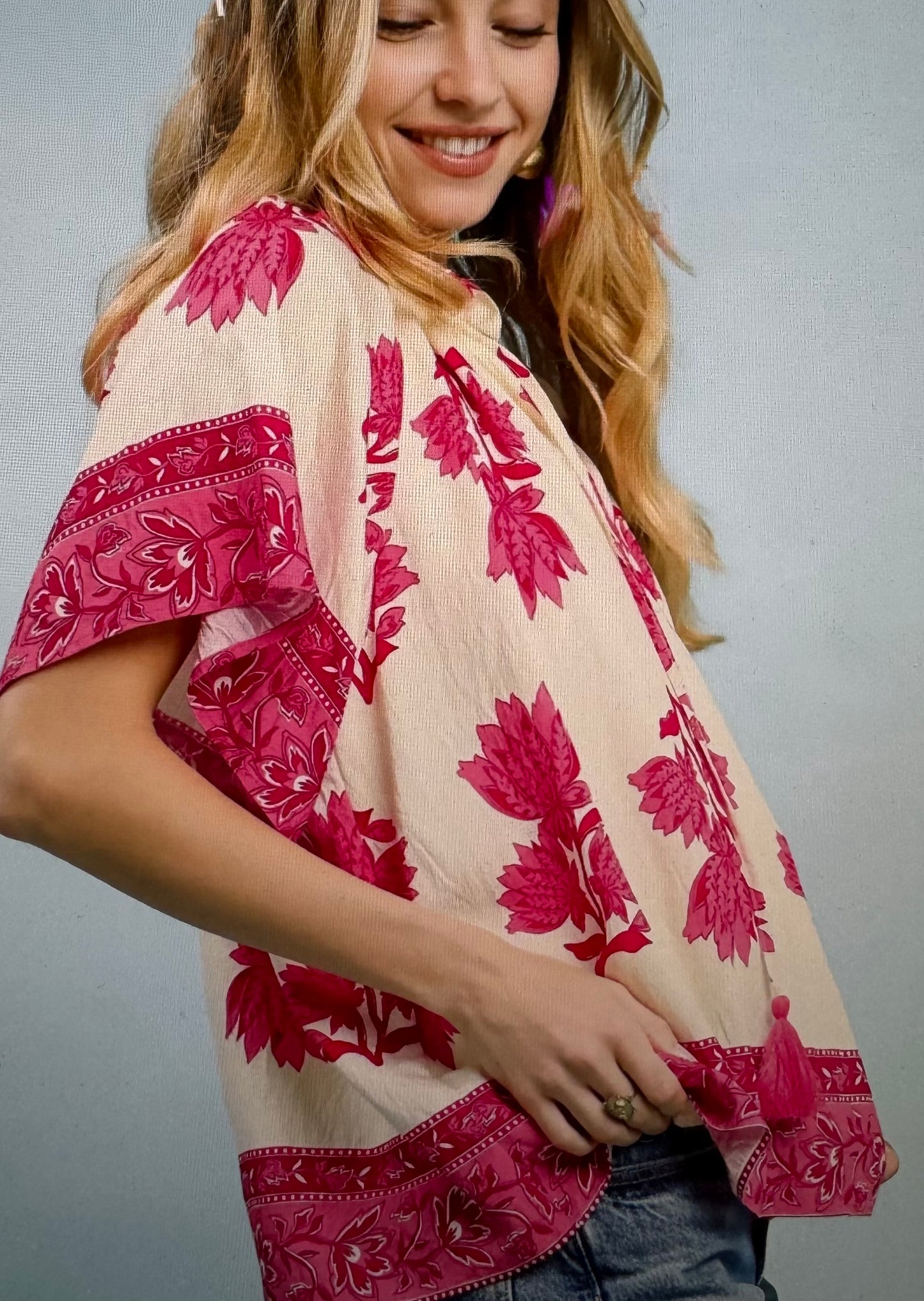 Umgee Pink Mix Top