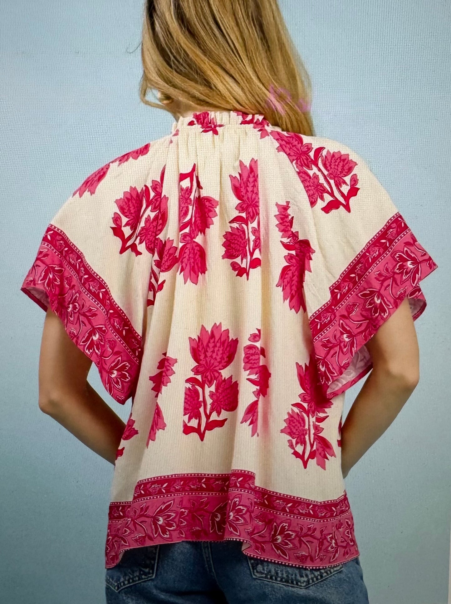 Umgee Pink Mix Top