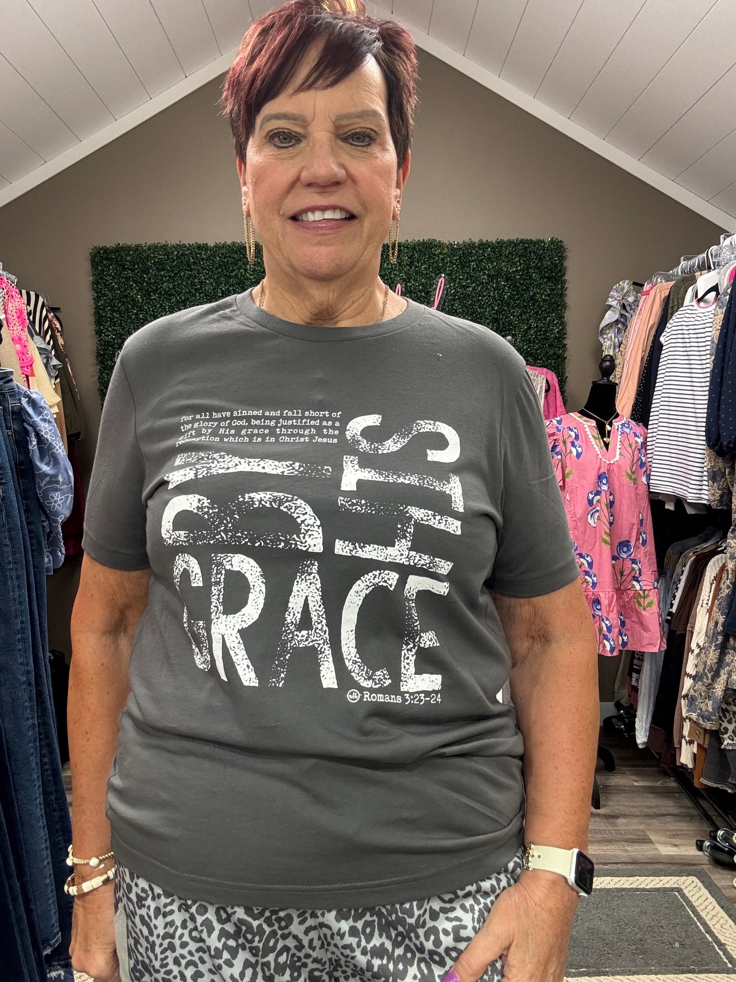 By His Grace T Shirt