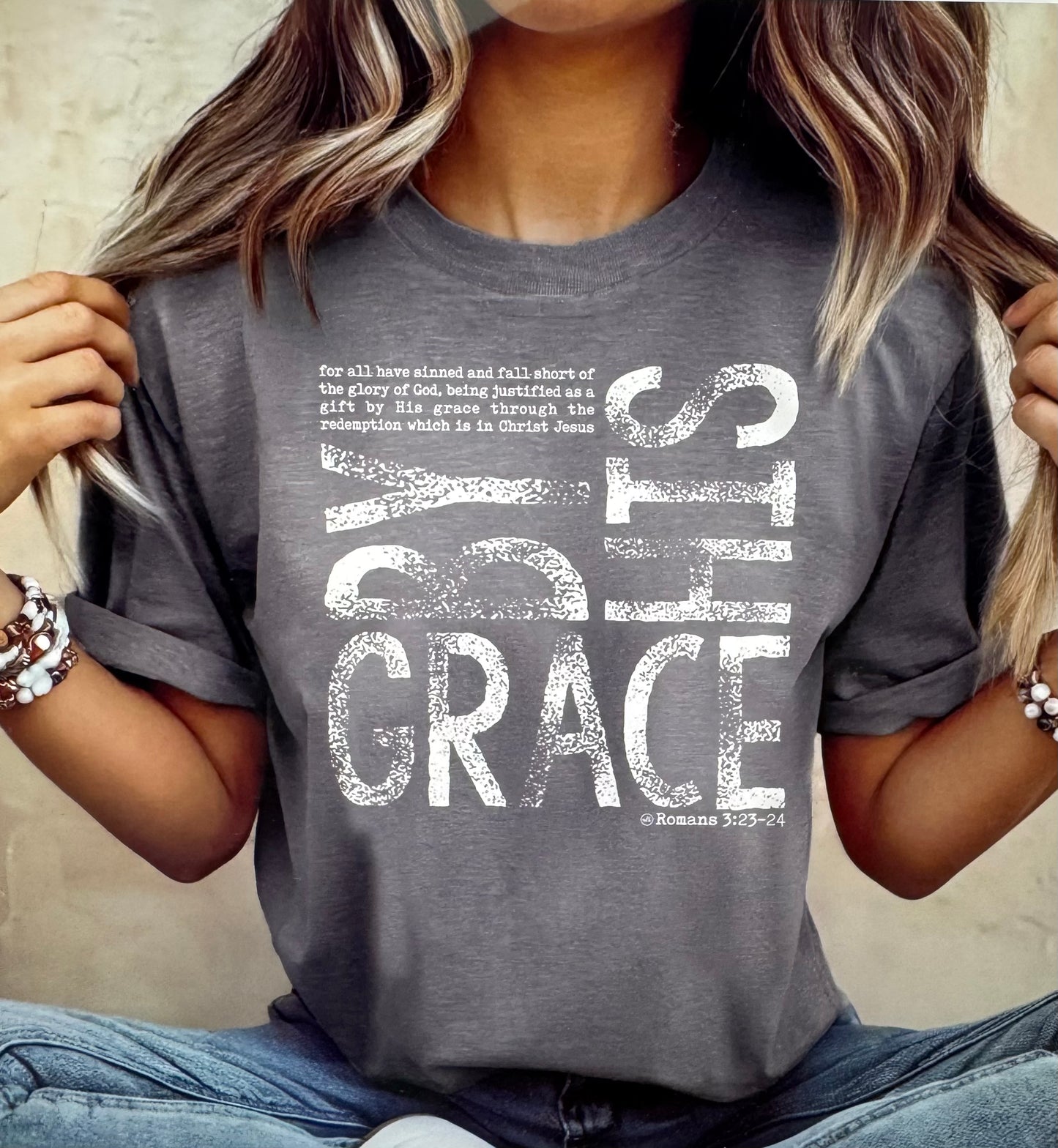 By His Grace T Shirt