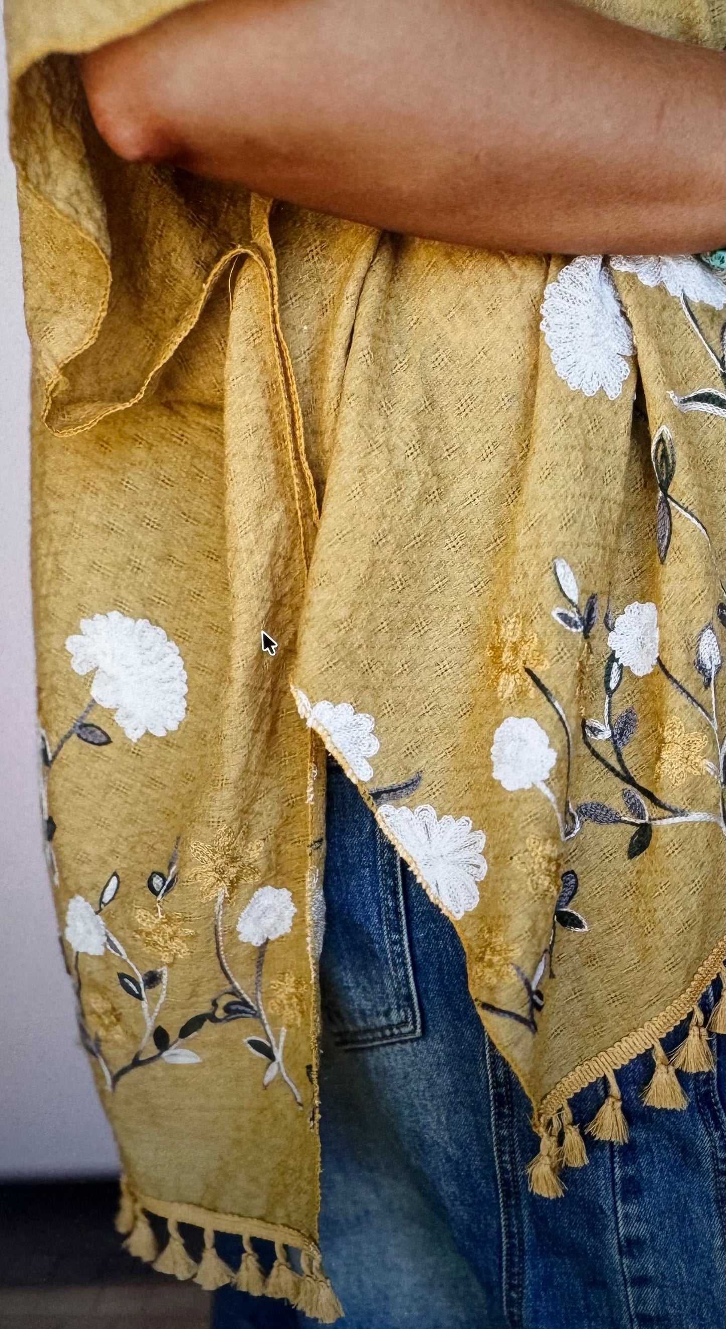 Secret Meadow Embroidered Kimono