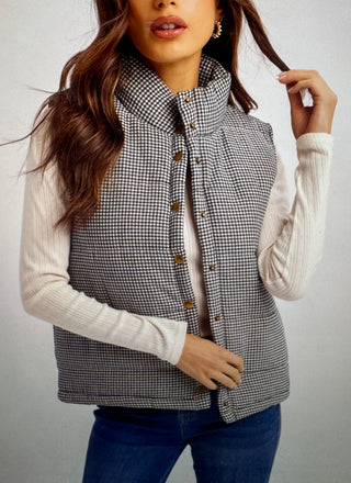 Gingham Garden Vest