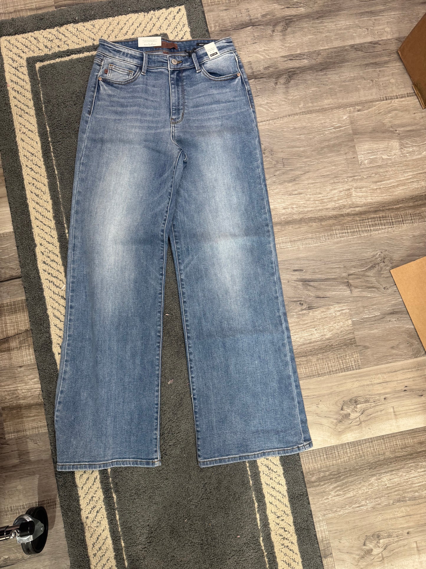 Judy Blue High Rise Wide Leg Jeans