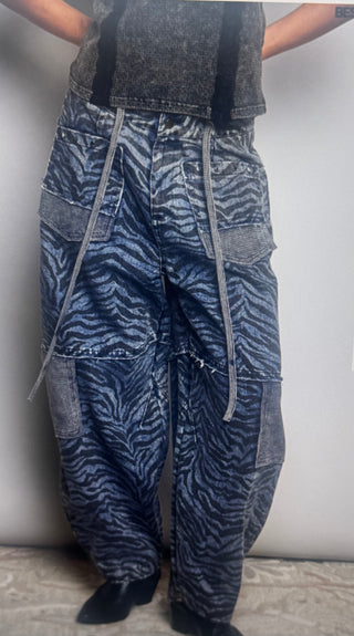 Denim Zebra POL Pants