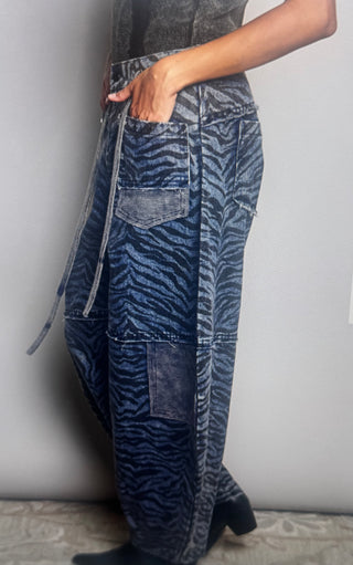 Denim Zebra POL Pants
