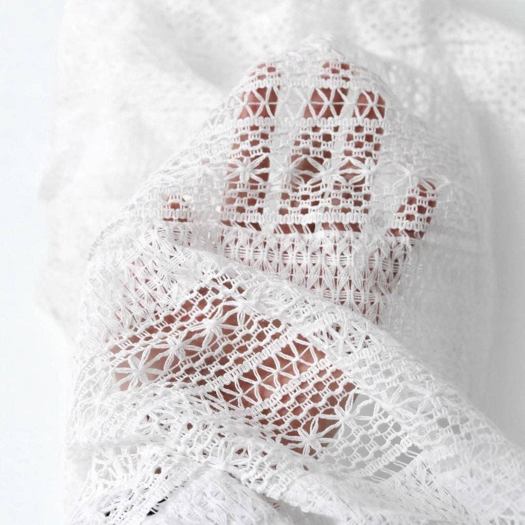 Fashion Loose Lace Long Sleeve Shirt